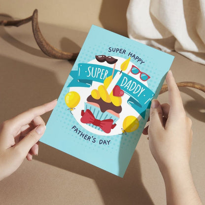 Father's Day Card for Dad — Printed Greeting Card with Envelope
