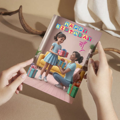 Mother Birthday Greeting Card with Envelope
