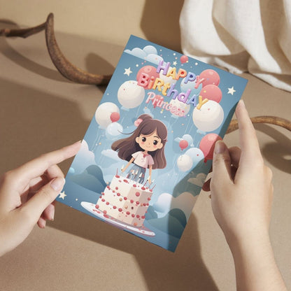 Daughter Birthday Greeting Card with Envelope