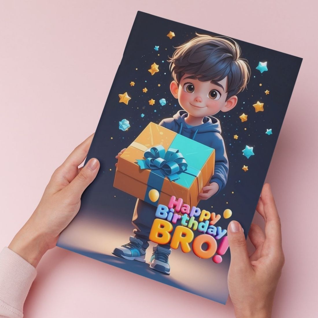 Brother Birthday Greeting Card with Envelope