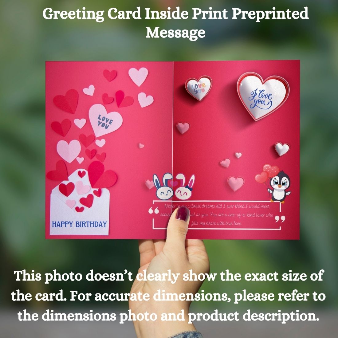 Love Birthday Greeting Card