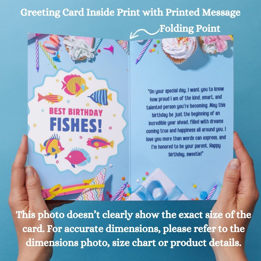 Daughter Birthday Greeting Card with Envelope