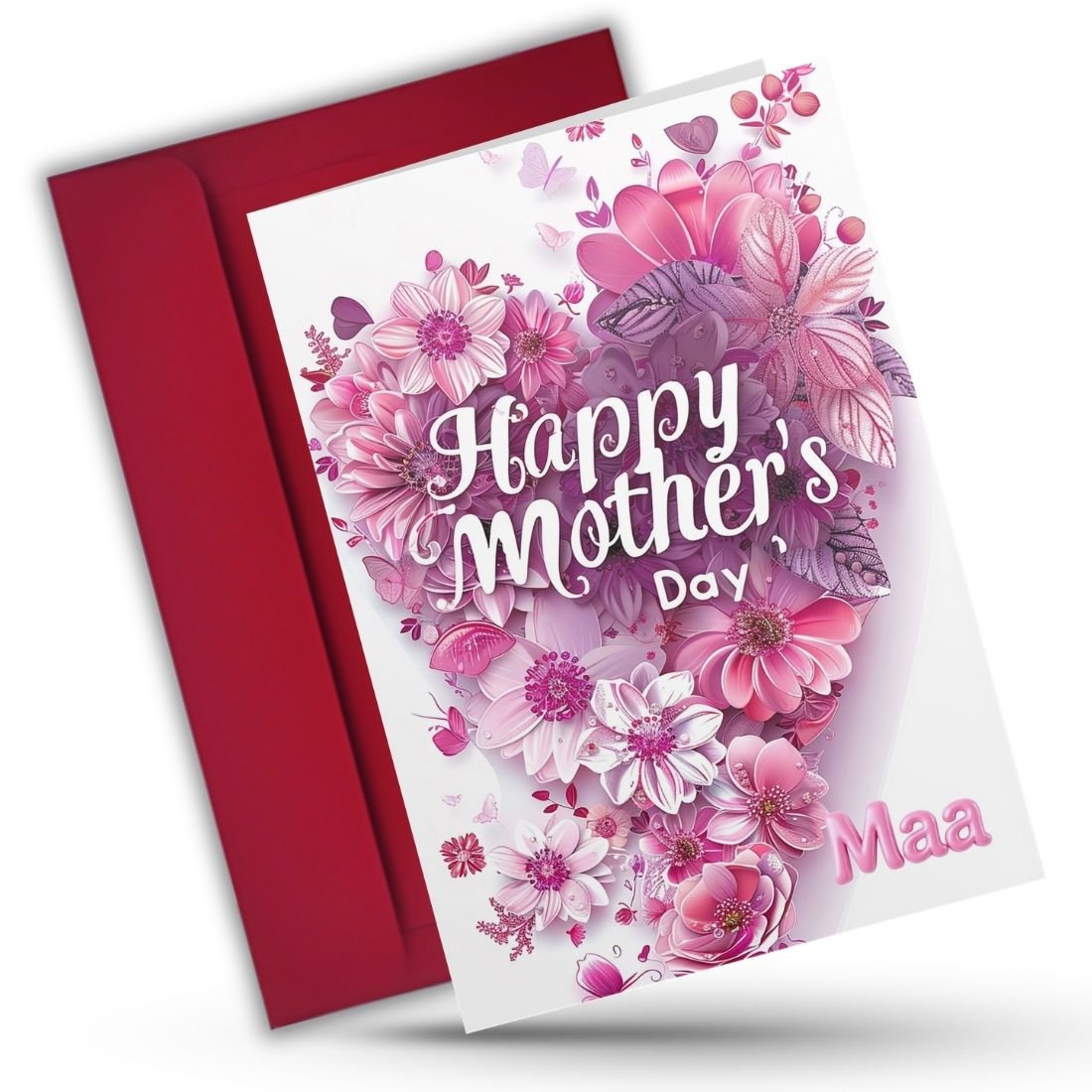 Mother's Day Greeting Card with Envelope - Gift for Mom