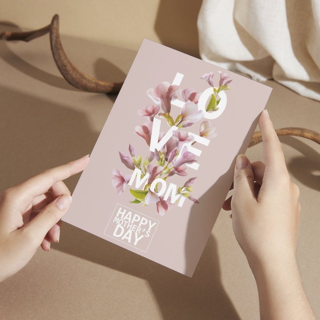 Mother's Day Greeting Card with Envelope - Gift for Mom