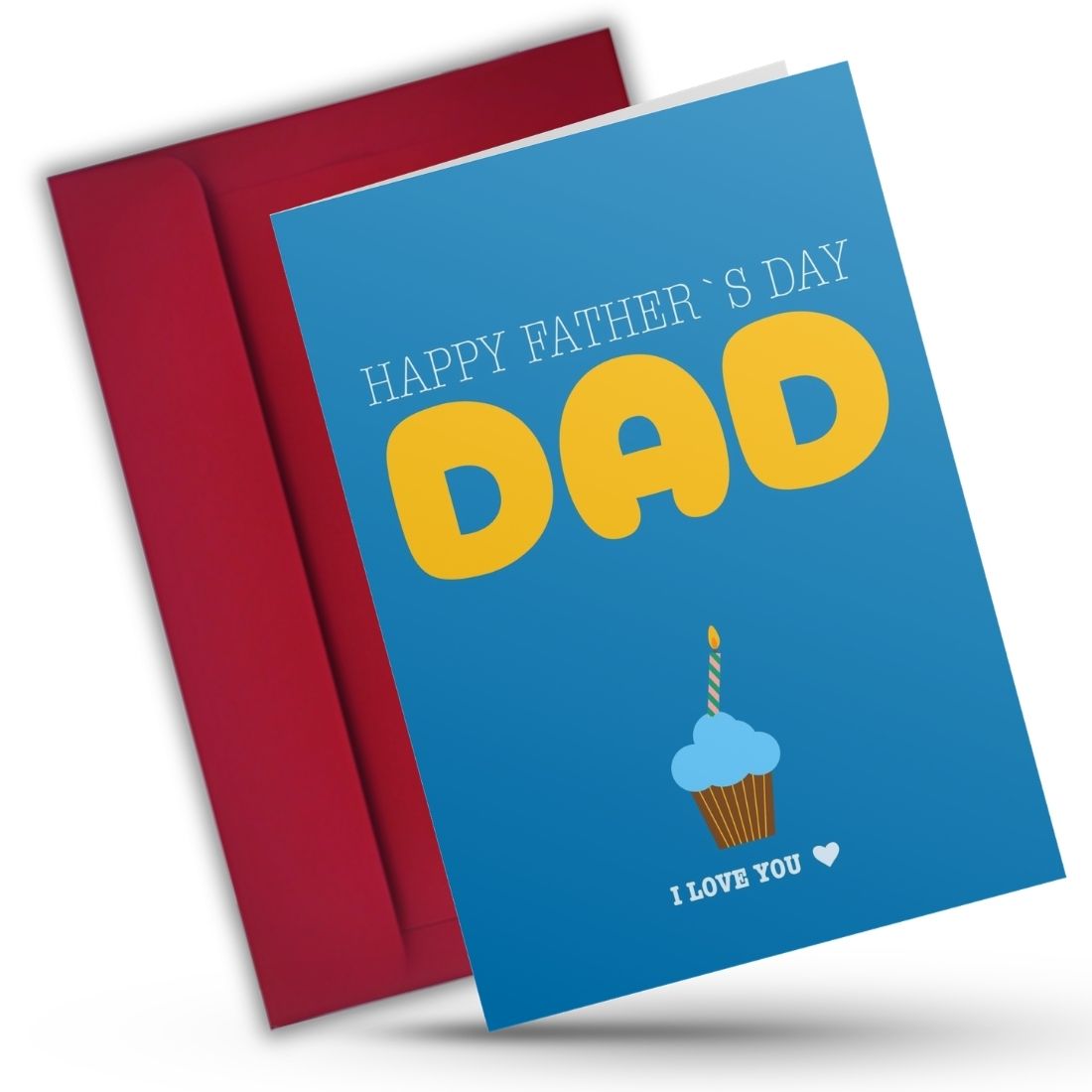 Father's Day Card for Dad — Printed Greeting Card with Envelope