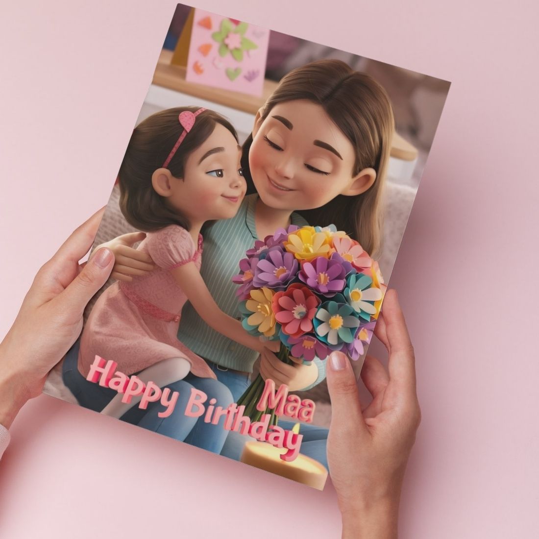 Mother Birthday Greeting Card with Envelope