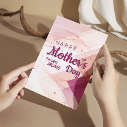 Mother's Day Greeting Card with Envelope - Gift for Mom