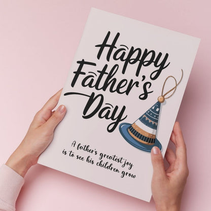 Father's Day Card for Dad — Printed Greeting Card with Envelope