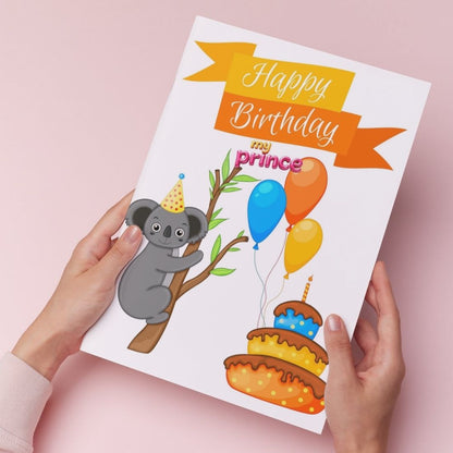 Son Birthday Greeting Card with Envelope