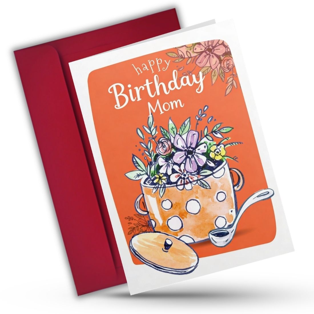 Mother Birthday Greeting Card with Envelope
