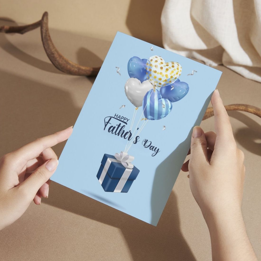 Father's Day Card for Dad — Printed Greeting Card with Envelope