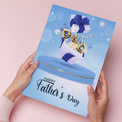Father's Day Card for Dad — Printed Greeting Card with Envelope