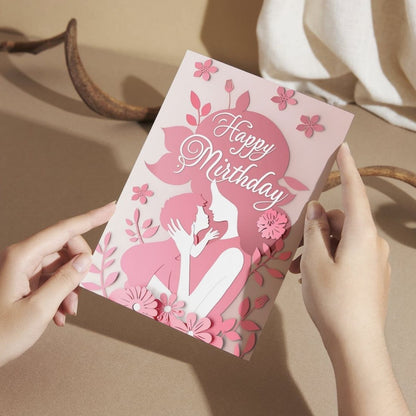 Mother Birthday Greeting Card with Envelope
