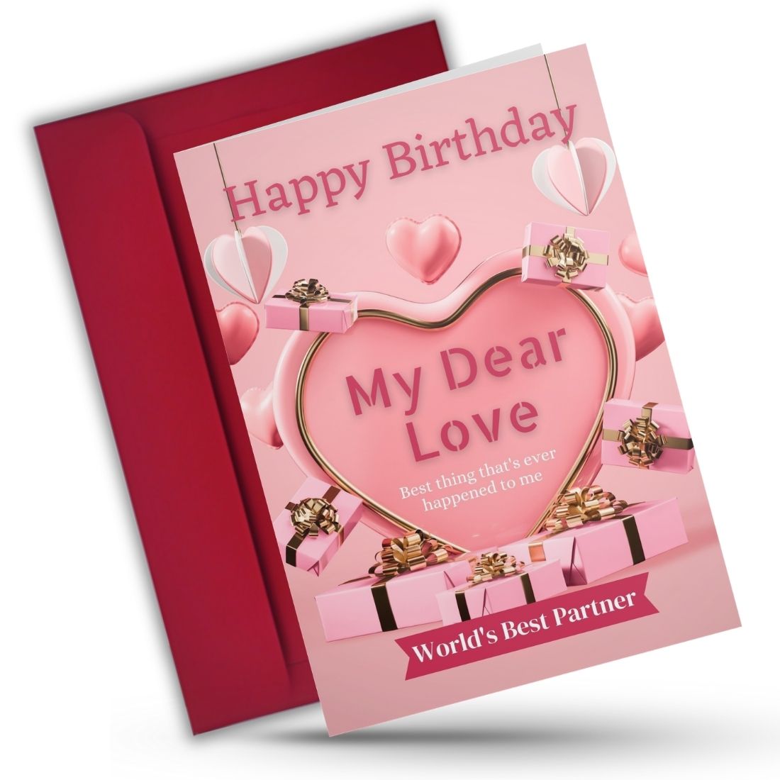 Love Birthday Greeting Card
