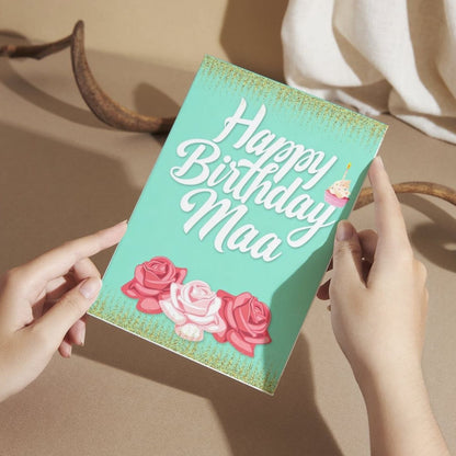 Mother Birthday Greeting Card with Envelope