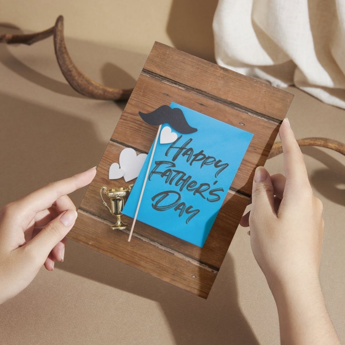 Father's Day Card for Dad — Printed Greeting Card with Envelope