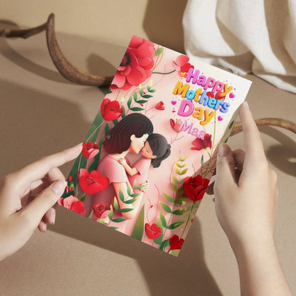 Mother's Day Greeting Card with Envelope - Gift for Mom