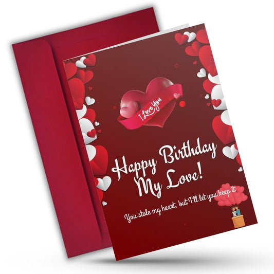 Love Birthday Greeting Card