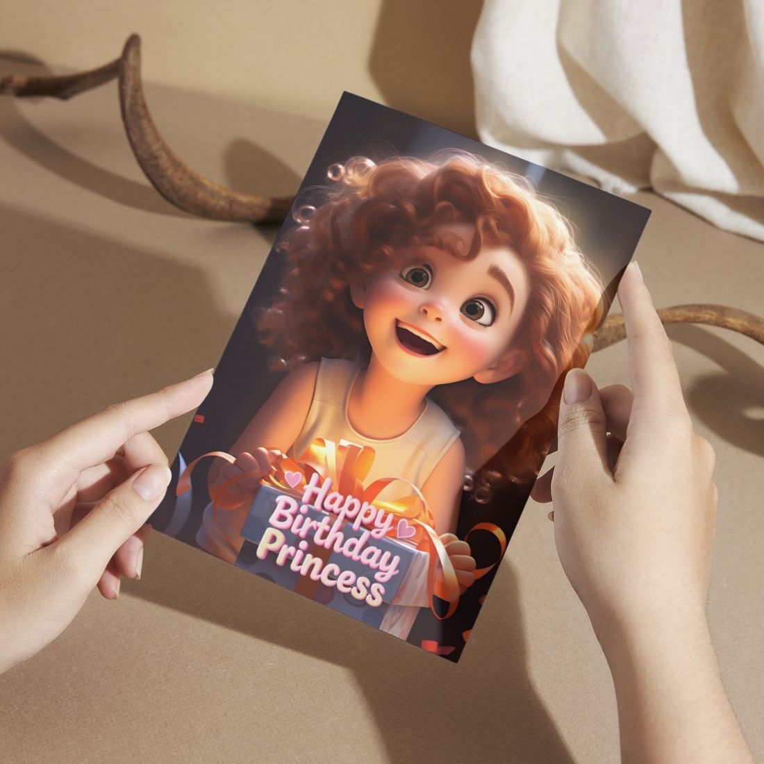 Daughter Birthday Greeting Card with Envelope