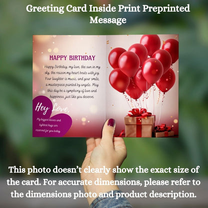 Love Birthday Greeting Card