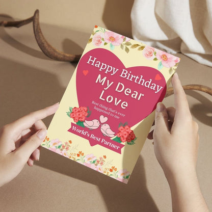 Love Birthday Greeting Card
