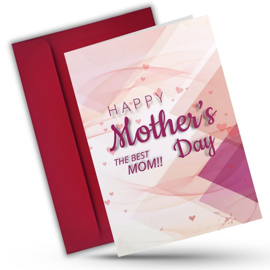 Mother's Day Greeting Card with Envelope - Gift for Mom