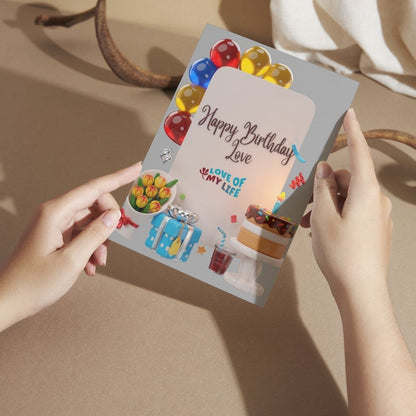 Love Birthday Greeting Card